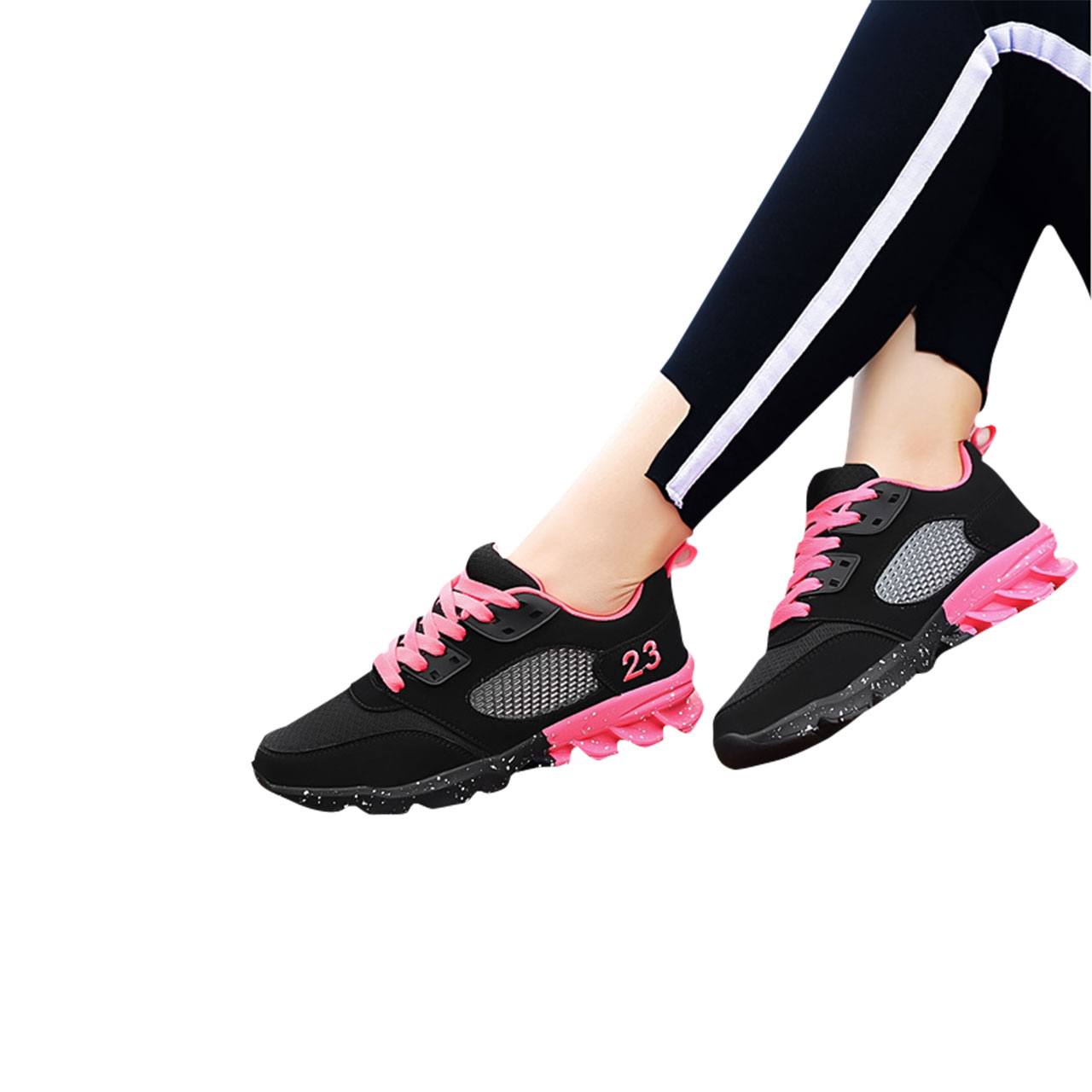 womens pink athletic shoes